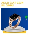 Türkçe Destekli Akıllı Saat Suya Dayanıklı Çok Fonksiyonlu