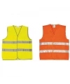 Turuncu Reflektörlü Fosforlu İkaz Yeleği