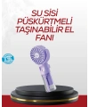 Type-C Şarjlı Taşınabilir Su Buharlı Mini Vantilatör