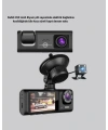 Üç Kameralı Araç DVR Full HD Gece Görüşlü ve 2 inç IPS Ekranlı