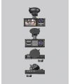 Üç Kameralı Araç İçi Kayıt Sistemi Full HD Gece Görüşlü ve G-Sensör Destekli
