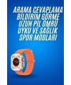 Ultra Akıllı Saat 49 Mm Çift Kordonlu Arama Cevaplama Bluetooth Bağlantılı