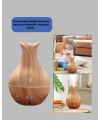Ultrasonik Ahşap Desenli 130ml Aromaterapi Difüzör ve Hava Nemlendirici