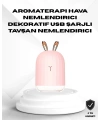 Ultrasonik Hava Nemlendirici 200 ml Aroma Difüzör LED Işıklı Sessiz