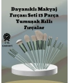 umuşak Kıllı Estetik Tasarımlı 13lü Makyaj Fırçası Seti Günlük ve Profesyonel Kullanım