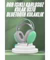 Unısex Yüksek Ses Kaliteli Yumuşak Kılıflı Kablosuz Kulak Üstü Bluetooth Kulaklık