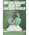 Unısex Yüksek Ses Kaliteli Yumuşak Kılıflı Kablosuz Kulak Üstü Bluetooth Kulaklık