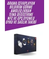 Unısex Yuvarlak Ekranlı 7 Kordonlu Akıllı Saat GPS Destekli Çoklu Kordon Seçeneği