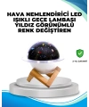 USB bağlantılı projektör ışıklı taşınabilir mini hava nemlendirici ve aroma difüzörü