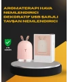 USB Bağlantılı Sessiz Çalışan LED Işıklı Nemlendirici Difüzör 200 ml