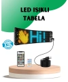 USB Destekli LED Mağaza Tabelası – Renkli RGB Kayan Yazı Paneli