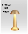 USB Şarjlı Dokunmatik LED Masa Lambası – 3 Renk Modu & Dimmer