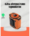 USB Şarjlı Güçlü Hız Ayarlı El ve Bel Fanı