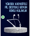 USB Şarjlı Uzun Ömürlü Boyun Askılı Bluetooth Kulaklık