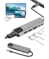 Usb Type-c Hub Dönüştürücü Çevirici Çoklayıcı Macbook Çevirici 8 Portlu