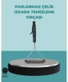 Uzun Saplı Paslanmaz Çelik Izgara Temizlik Fırçası
