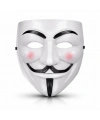 V Mask Premium Vendetta Beyaz Maske (Guy Fawkes Stil)