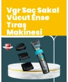 VGR V-695 Saç ve Sakal Kesme Makinesi LED Ekranlı 5 Uzunluk Ayarı