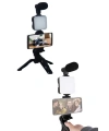 Video Making Kit Telefon Tutucu Vlog Video Mini Led Işıklı