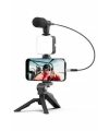 Video Making Kit Telefon Tutucu Vlog Video Mini Led Işıklı