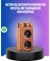 Vintage Tasarımlı Bluetooth Hoparlör Uzun Pil Ömürlü ve FM Destekli