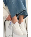Weor Beyaz Triko Bağcıklı Spor Ayakkabı