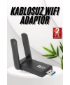 Wifi Adaptörü Bt5.0 Wifi 2si Bir Arada Çift Bantlı Çift Anten