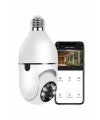 Wifi Güvenlik Kamerası Çift kameralı Ampule Takılabilir Sensörlü