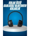 Wireless 5.0 Bluetooth Kablosuz Kulaklık ANC Özellikli Kulak Üstü Ayarlanabilir