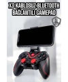 X3 Gamepad Oyun Kolu Bluetooth Bağlantılı Gamestick Android Uyumlu