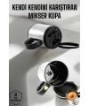 Yazılı Mug Kupa Karıştırıcı Özelliği Ve Paslanmaz Çelik