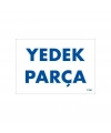 Yedek Parça Uyarı Levhası 17,5x25 KOD:1788