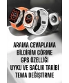 Yeni Nesil Akıllı Saat Adımsayar, GPS, Nabız Ölçer, Uyku ve Sağlık Takibi