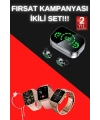 Yeni Nesil Kaliteli Akıllı Saat ve Kablosuz Bluetooth Kulaklık  Yüksek Ses Kaliteli