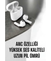 Yeni Nesil Pro Bluetooth Kulaklık Uzun Pil Ömrü Beyaz