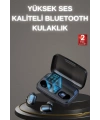 Yeni Nesil TWS Kablosuz Kulaklık Güçlü Batarya Yüksek Kalite Bluetooth 5.0 ANC Özelliği