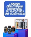 yeni nesil Unısex 7 Kordonlu Çok Fonksiyonlu Nabız Ölçer Uyku ve Sağlık Takibi