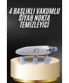 Yeni Nesil Vakumlu Pilli Siyah Nokta ve Yüz Temizleme Cihazı 4 Başlıklı