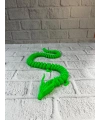 Yeşil Hareketli Ejderha Figürü Esnek Gövdeli Fantastik Dekor 60 cm