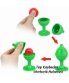 Yeşil Renk Sihirli Kupa Top Kaybetme Oyunu 7 cm