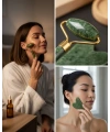 Yüz Masaj Aleti Roller ve Gua Sha 2li Set