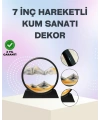 Zihin Açıcı Kum Manzarası – 3D Dinamik Kum Tablosu, Dekoratif, Dönüştükçe Yenilenen Sakinleştirici Sanat Eseri
