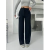 Fitilli şardonlu pantolon siyah a4058