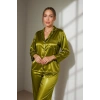 GİZOTTİ OLIVE SATEN İKİLİ PİJAMA TAKIMI