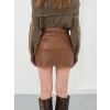 Kontrast deri etek kahve w260015