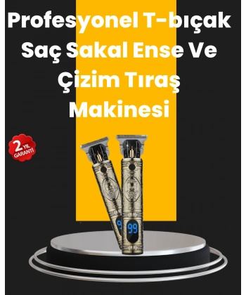 0.1 mm Hassas Kesim Tıraş Makinesi Şarjlı Metal Gövde