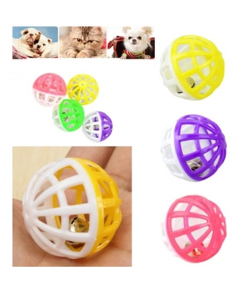 10 Adet Çıngıraklı Evcil Hayvan Oyun Topu