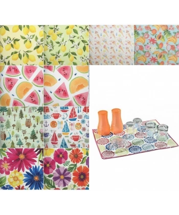 10 Adet Kurutmalık Mikrofiber Kurutma Bulaşık Tezgah Altlığı