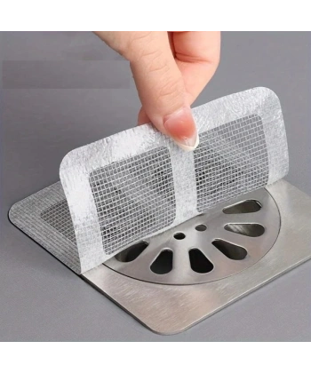 10 Adet Yapışkanlı Banyo Gider Koruyucu Saç Toplayıcı – Gider Böcek Koruyucu Gider Süzgeci