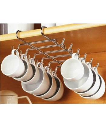 10 Kancalı Portatif Bardak Askılığı